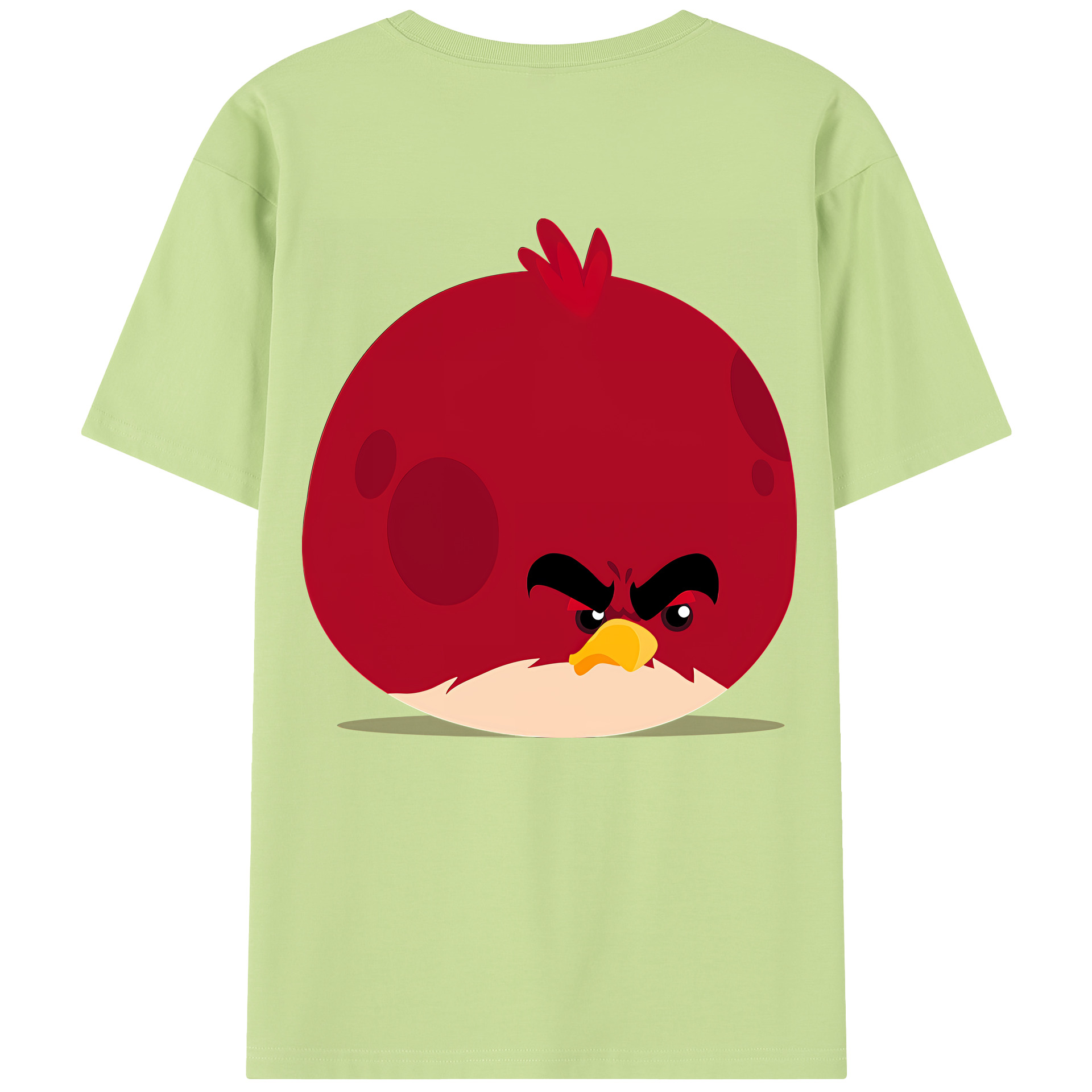 （画像用） Angry Birds アングリーバード 綿100％半袖Tシャツ（背面プリント）